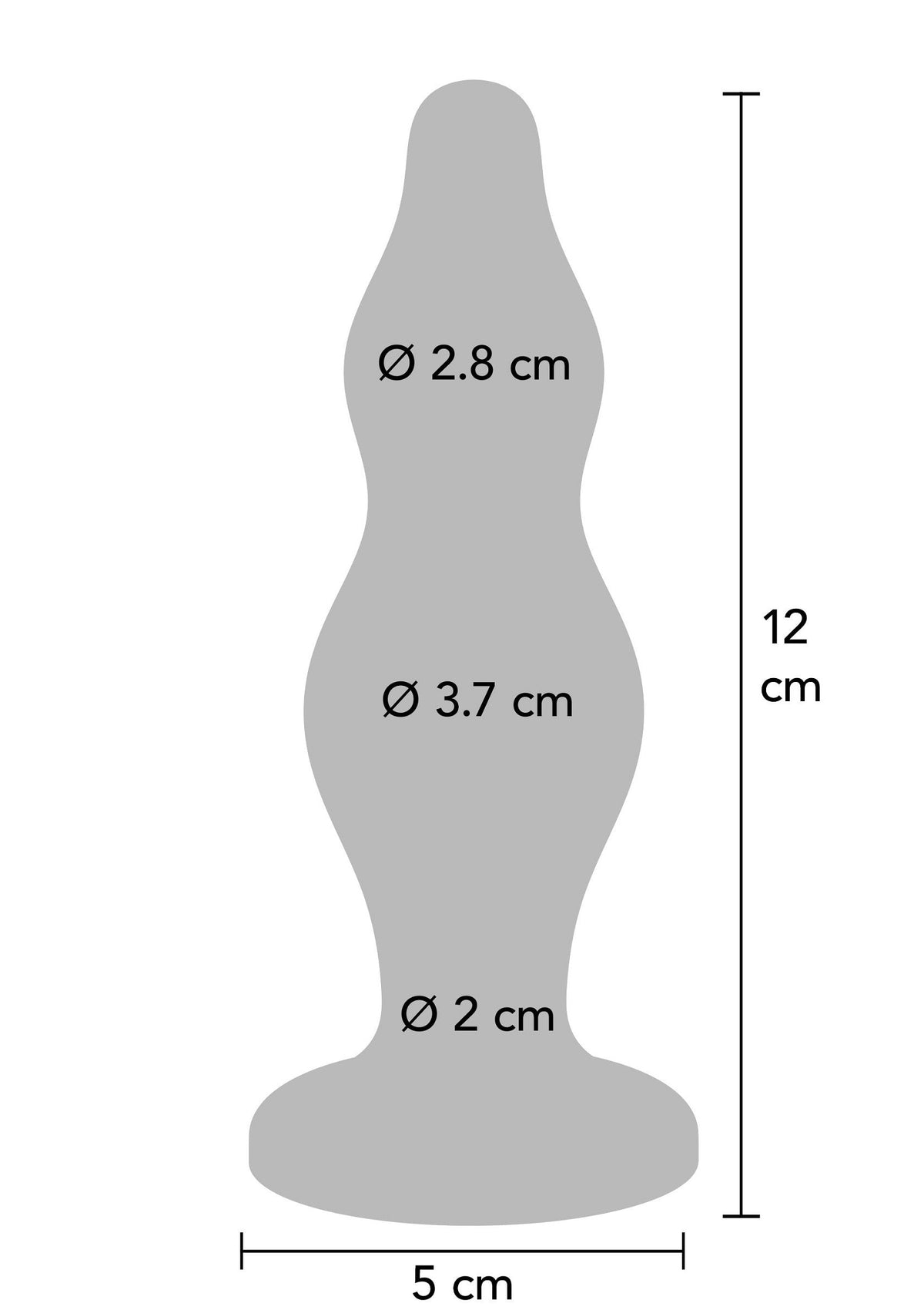 The Striker Buttplug BLUE - 3