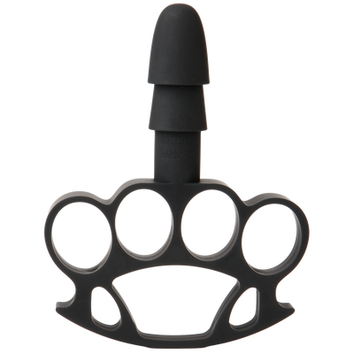 Knuckle Up - Strap On Dildo Zwart - 1