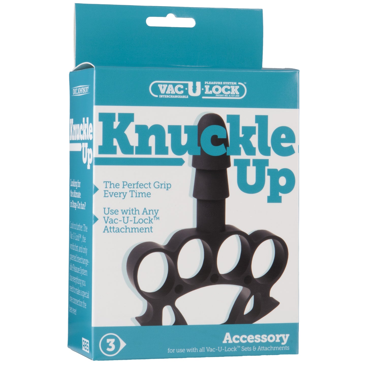 Knuckle Up - Strap On Dildo Zwart - 1