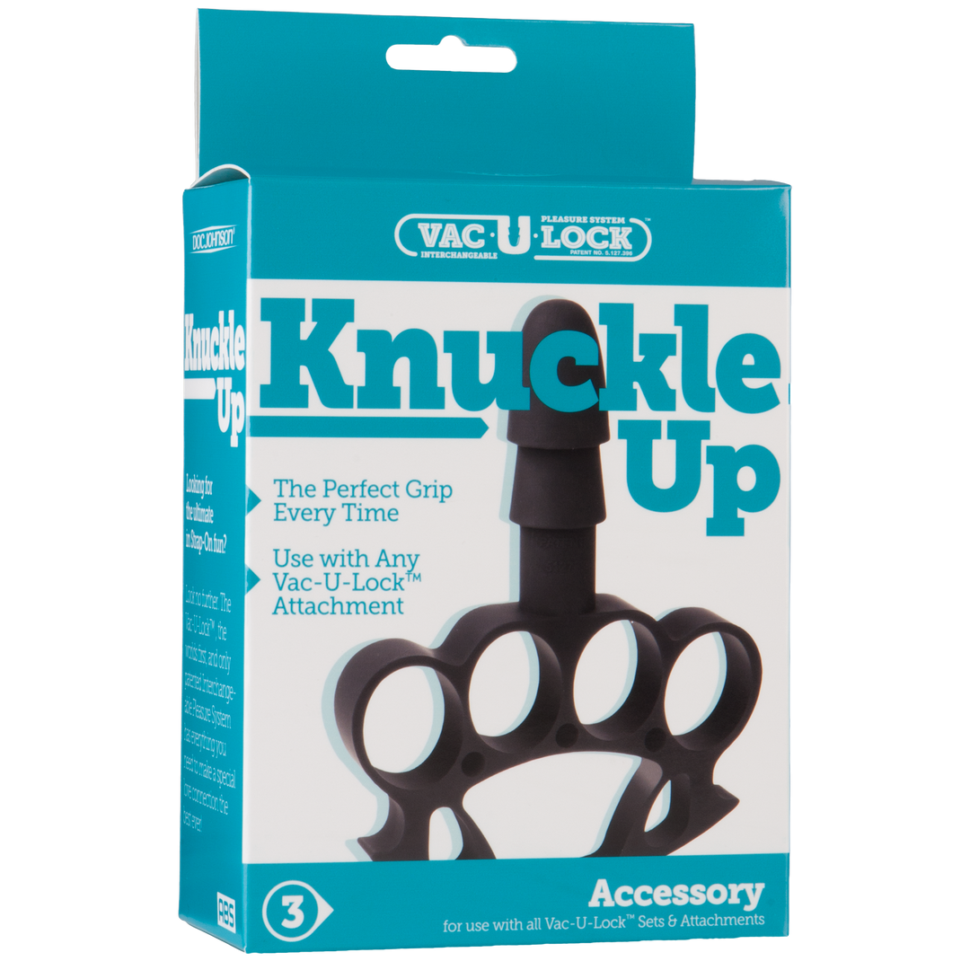 Knuckle Up - Strap On Dildo Zwart - 1