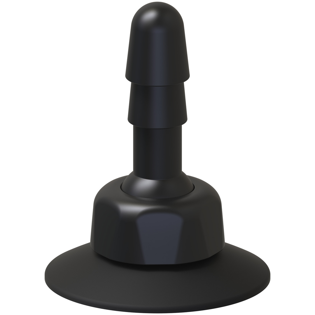 Deluxe 360 Swivel - Butt Plug met Zuignap - 2 Stuks Schwarz - 1