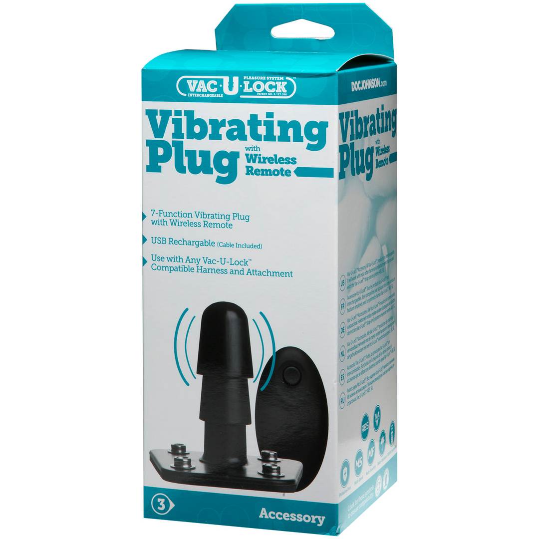 Vibrerende Plug met Draadloze Afstandsbediening Schwarz - 2