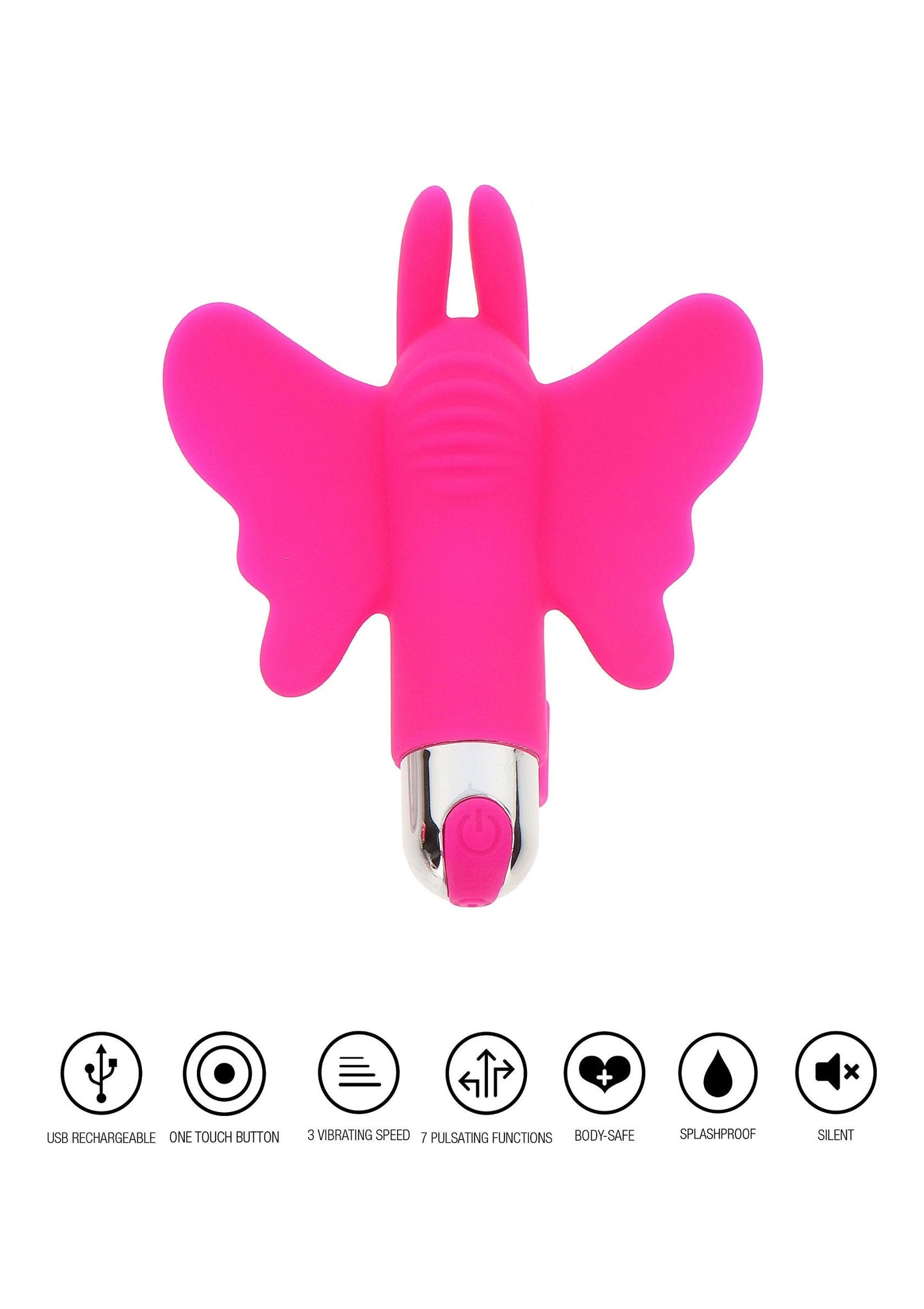 Butterfly Pleaser Rechargeable PINK - 2