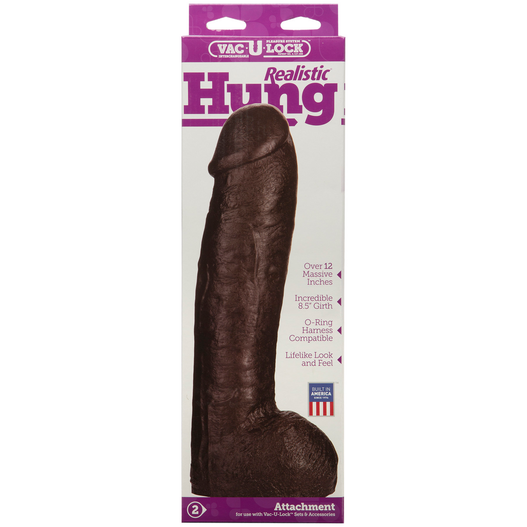 Realistisch ULTRASKYN Dildo - 13 / 32 cm Braun - 2