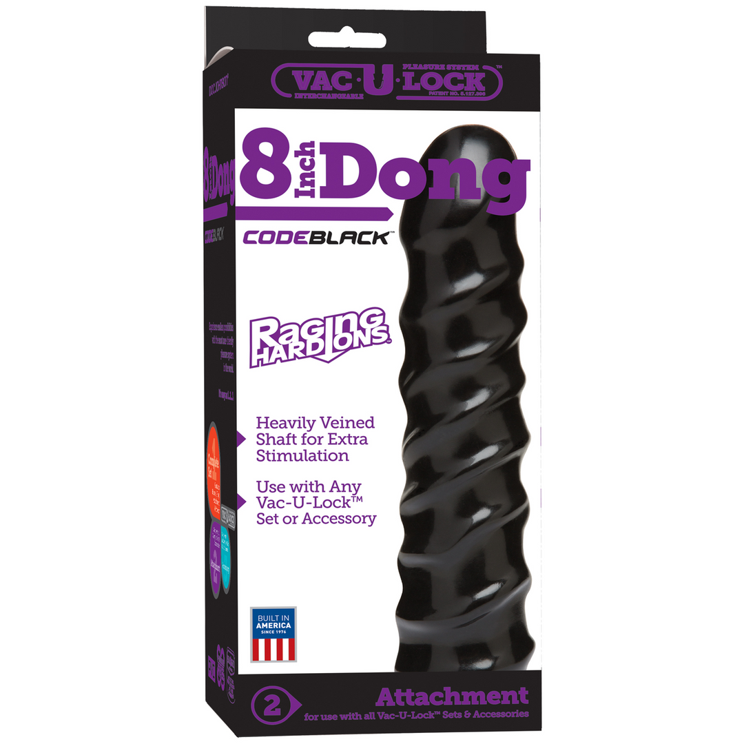 CodeBlack - Raging Hard Dildo - 8 / 20 cm Schwarz - 1
