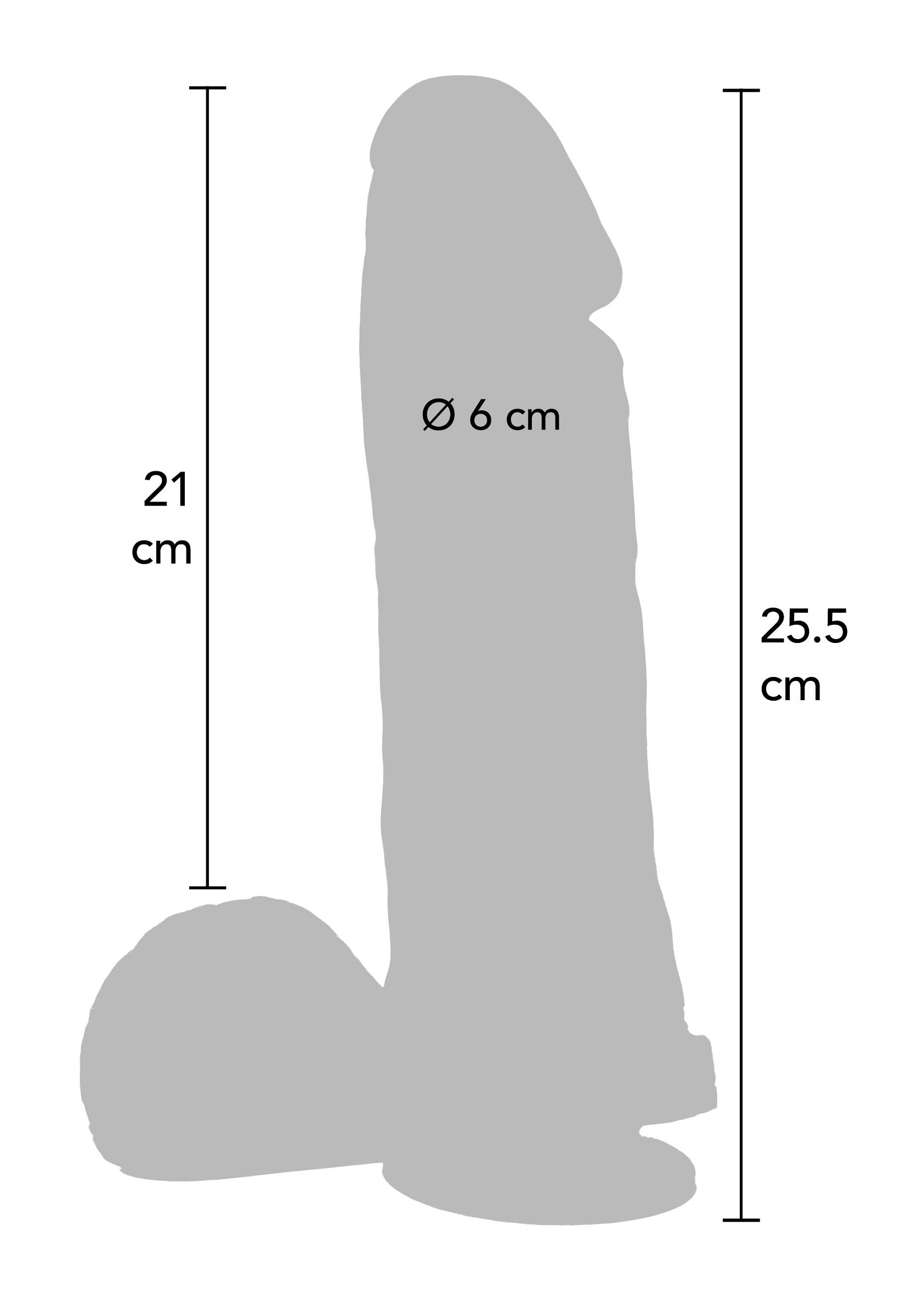 ToyJoy Get Real Extreme 25.5 cm XL Dildo SKIN - 4