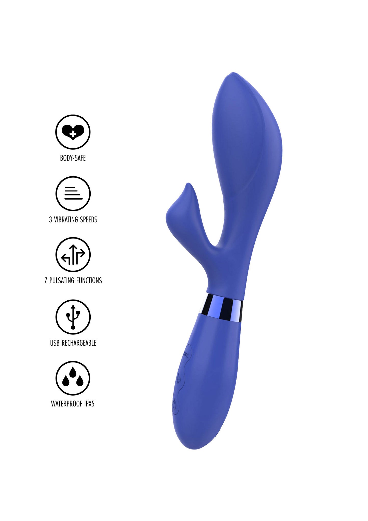 ToyJoy Love Rabbit Grove Parade Vibrator BLUE - 7