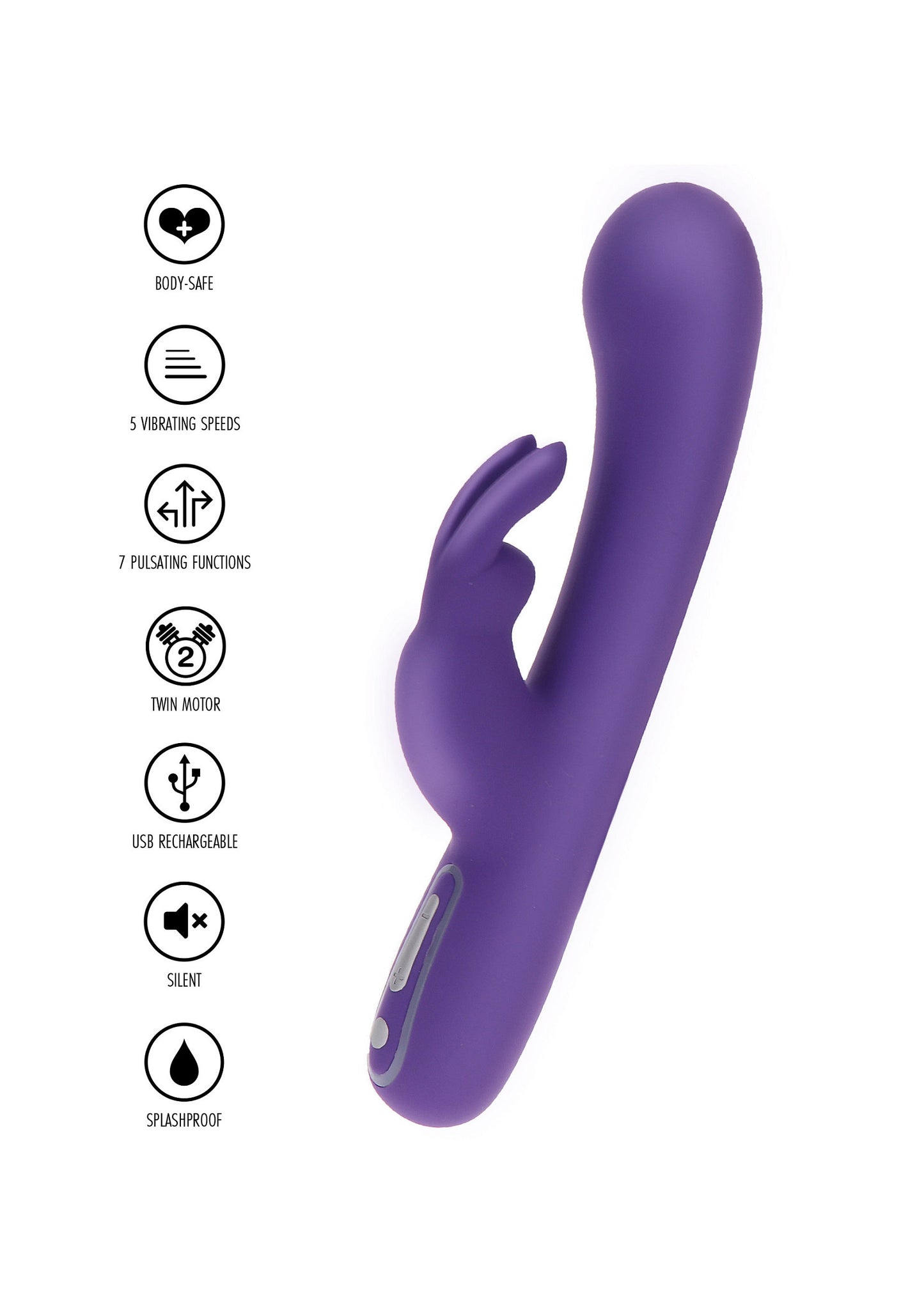 ToyJoy Love Rabbit Exciting Rabbit Vibrator PURPLE - 9