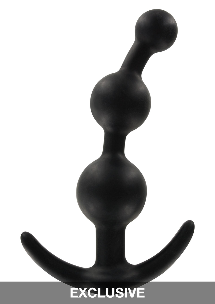 ToyJoy Anal Play Sweet Sensation Beaded Plug BLACK - 0