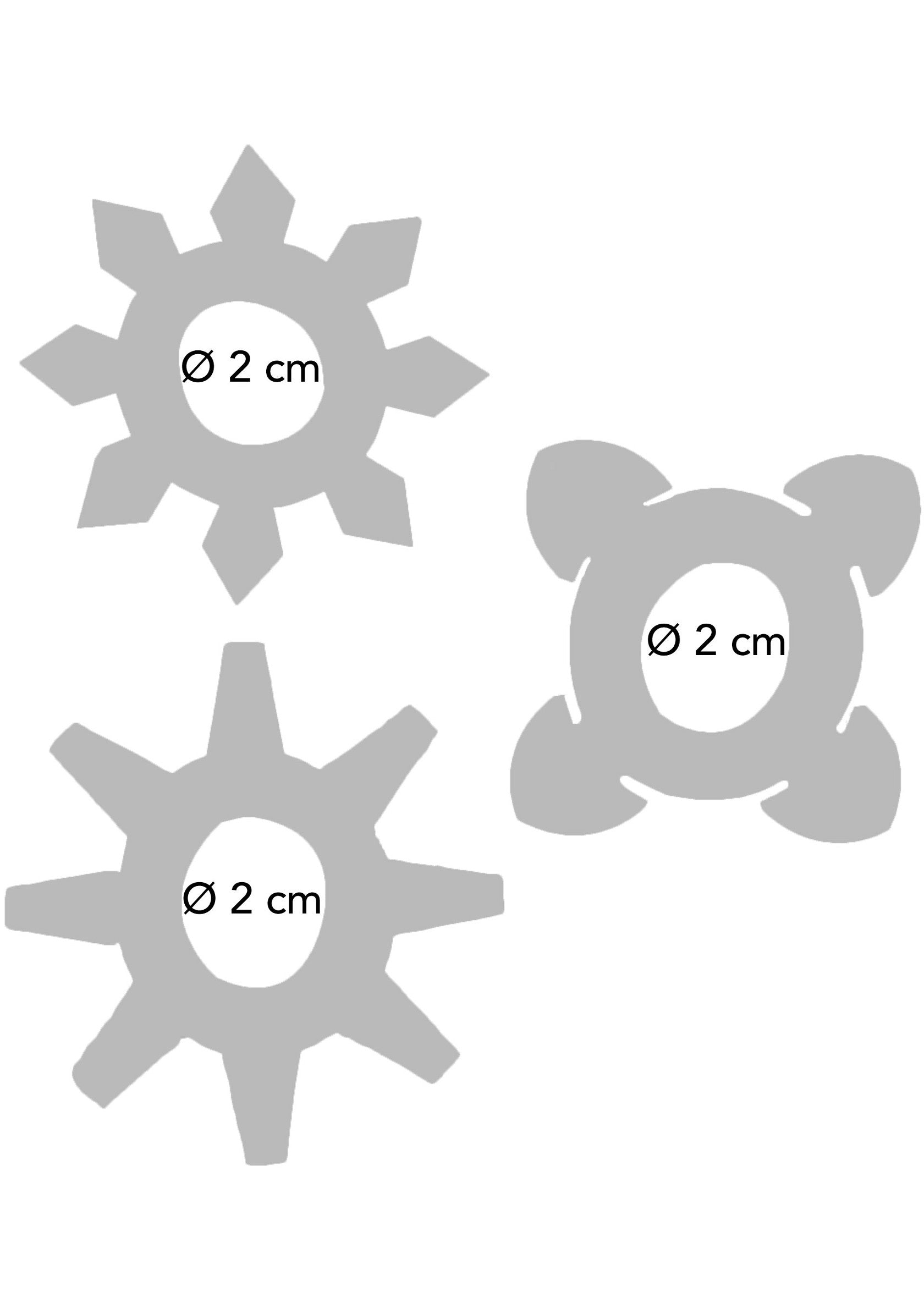 ToyJoy Basics Tickle C-Rings PURPLE - 2