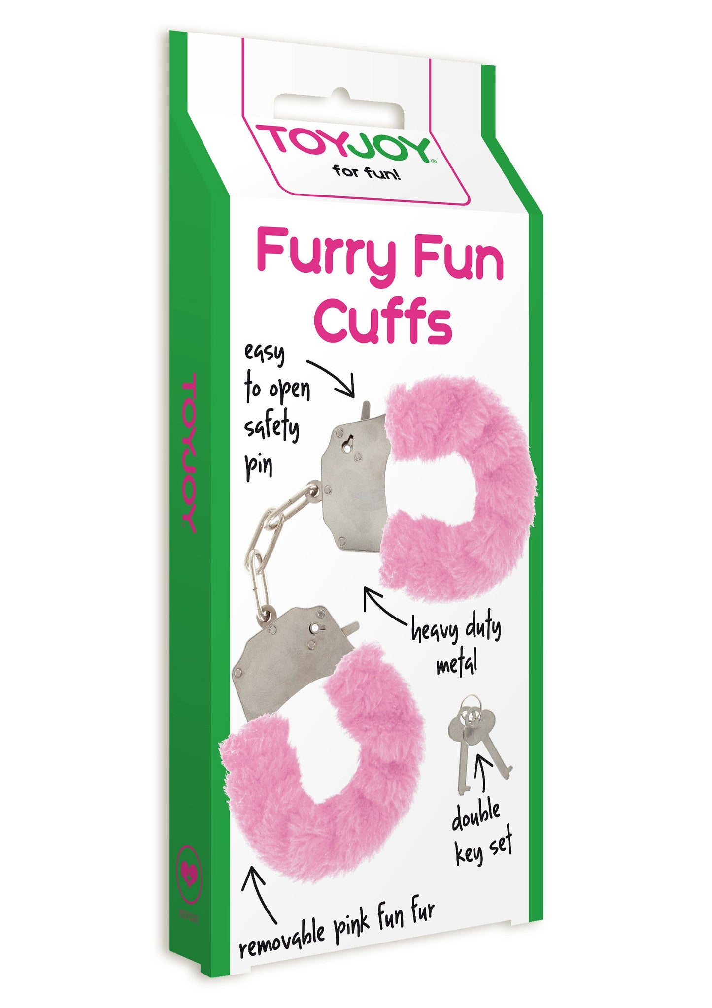 Furry Fun Cuffs WHITE - 24