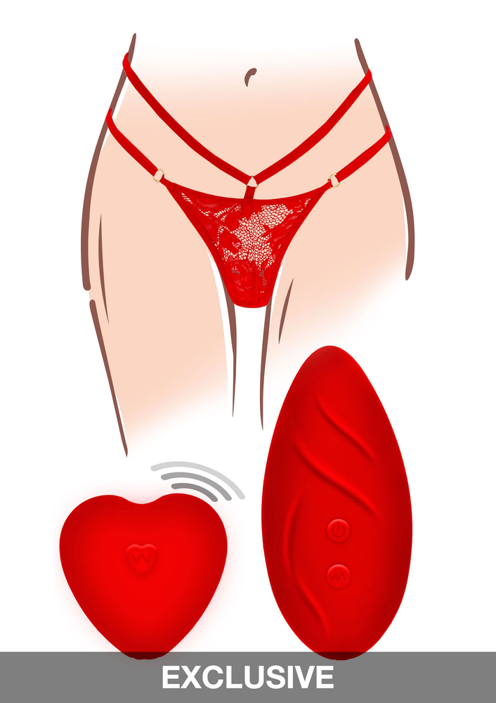 ToyJoy Designer Edition Divine Panty Vibe RED - 10