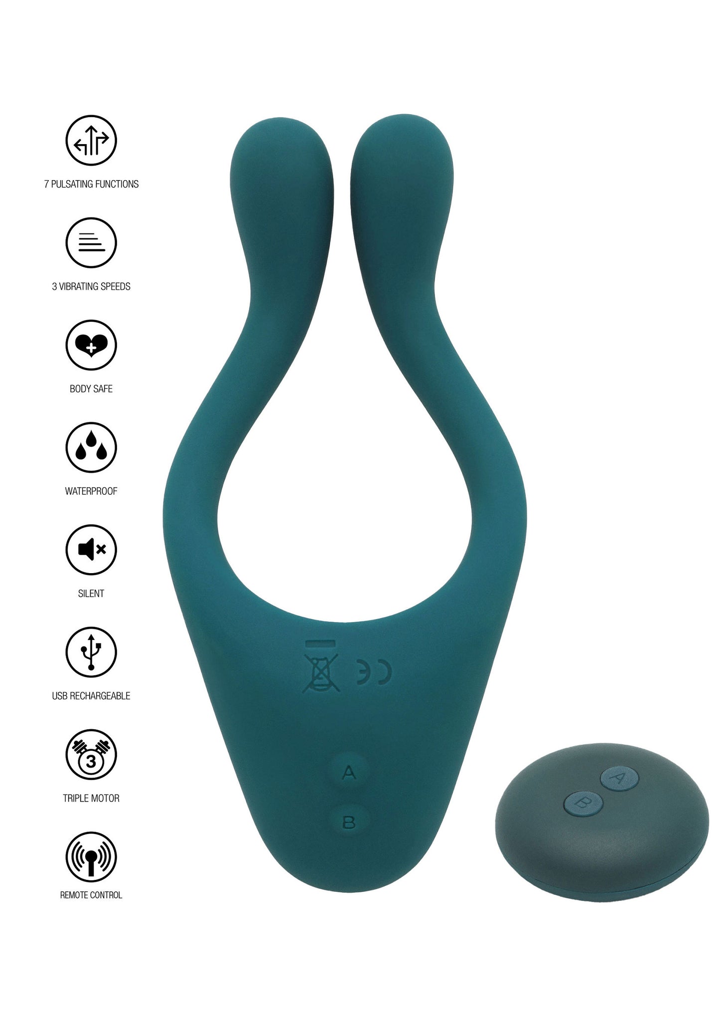 ToyJoy Designer Edition Icon 2 Superb Couples Massage GREEN - 4