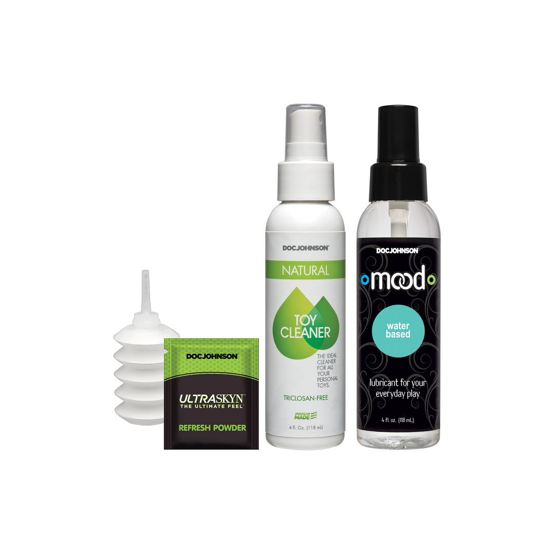 Vibrerende Dual Density ULTRASKYN Toys Set + Afstandsbediening Braun - 2