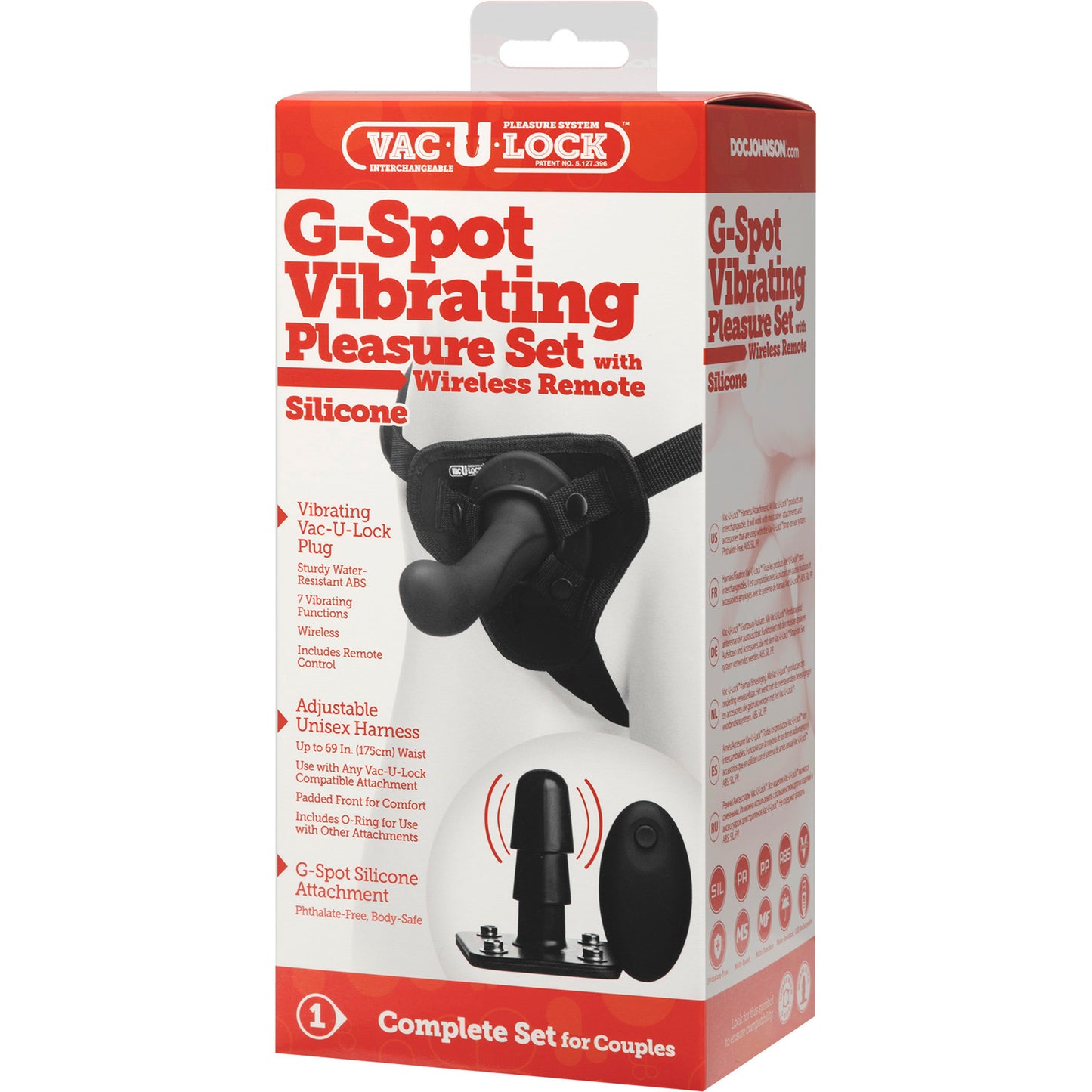 G-Spot Vibrating Pleasure Set with Remote Control - 0