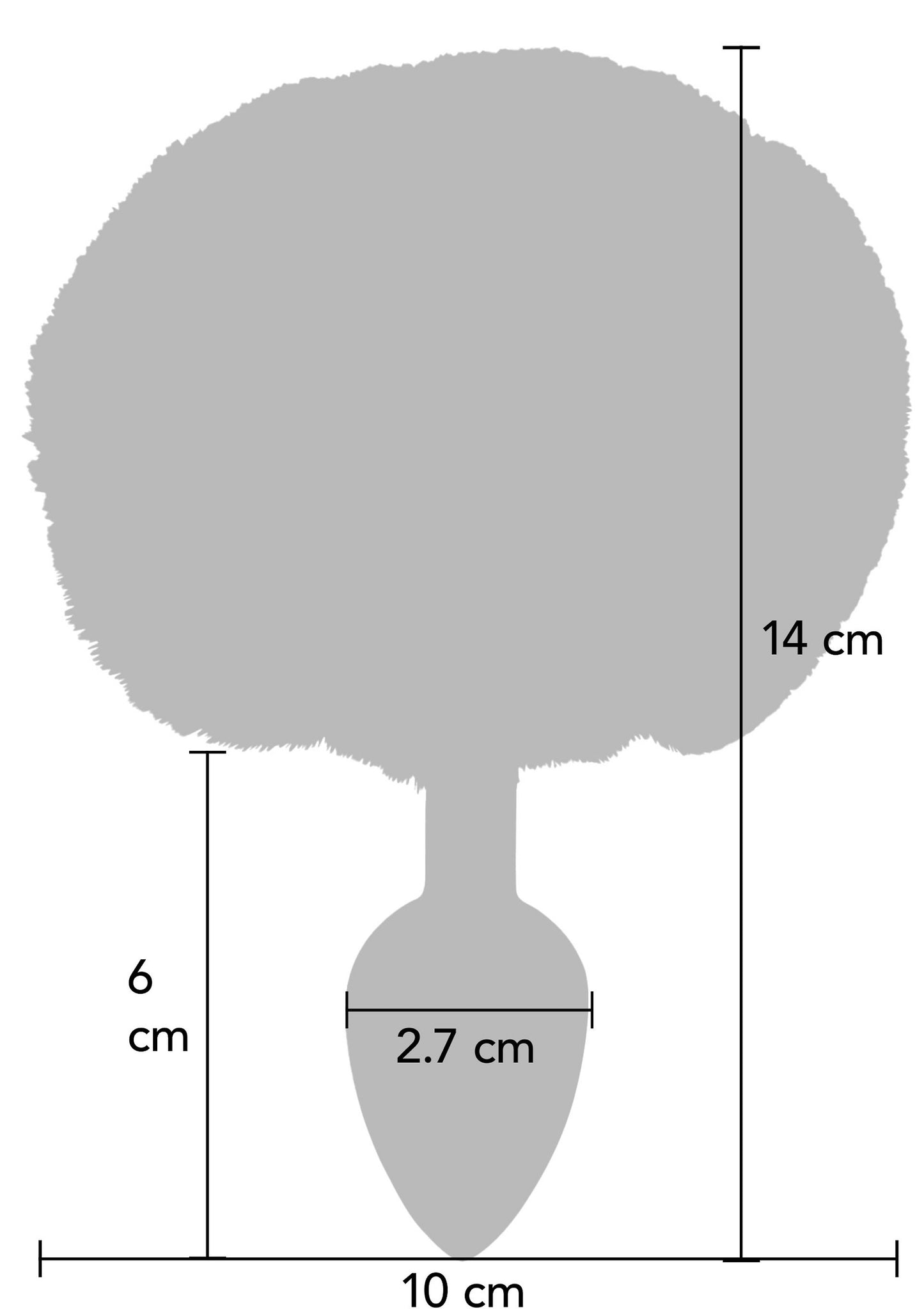 Toyjoy Happiness Enchanting Bunnytail Buttplug PINK - 0