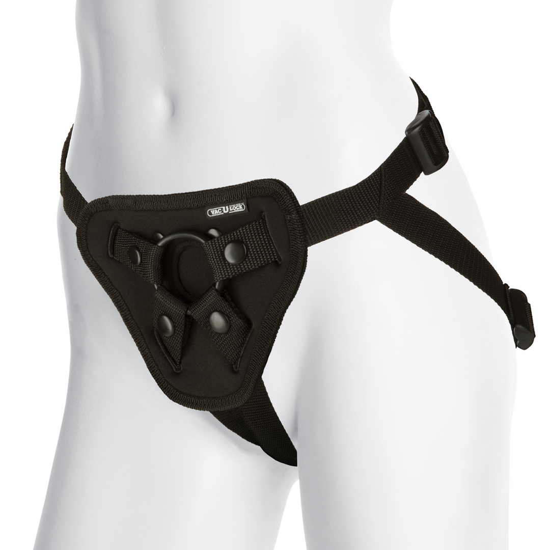 Platina Luxe Harnas met Plug Schwarz - 2