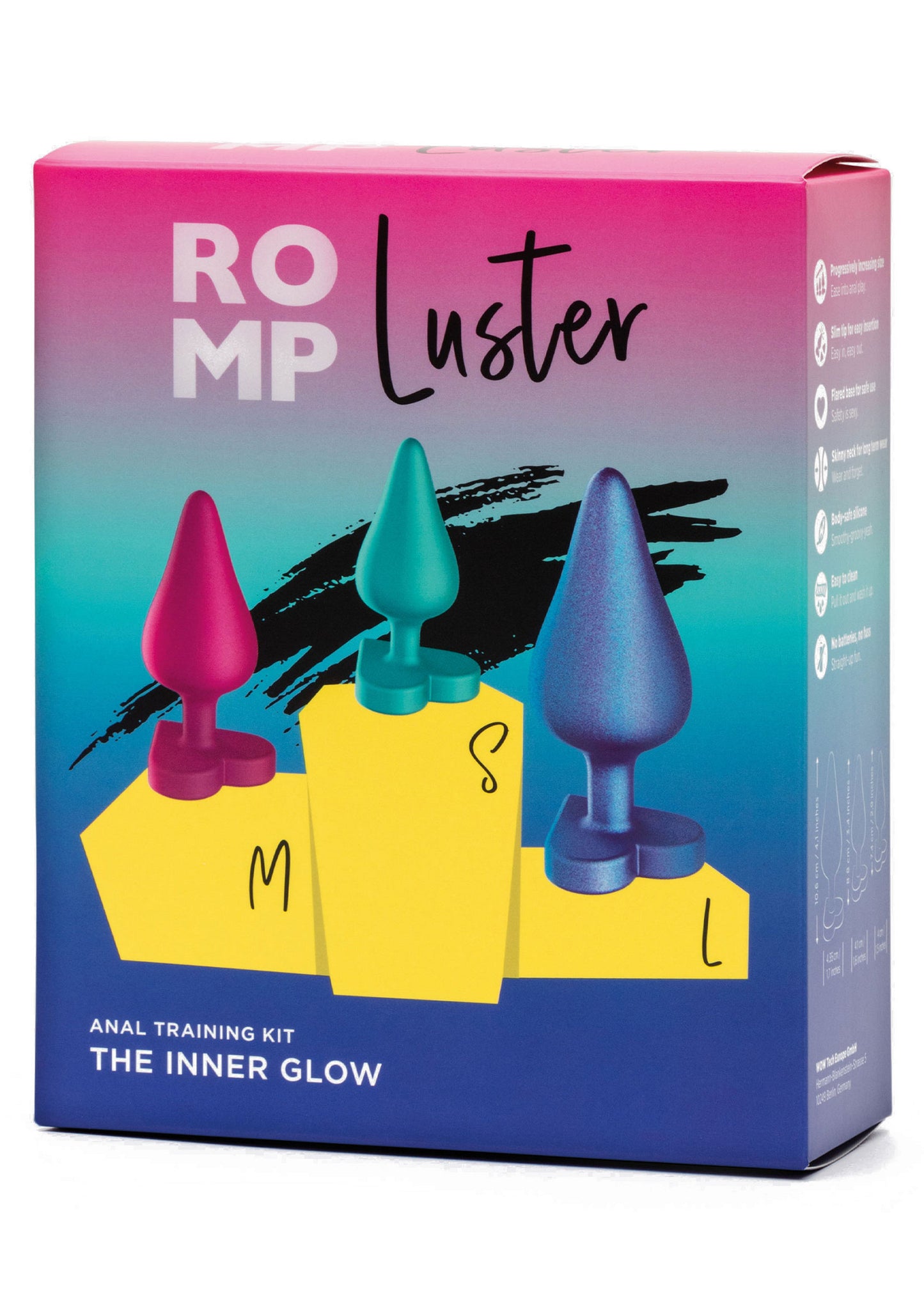ROMP Luster Anal training Kit ASSORT - 3