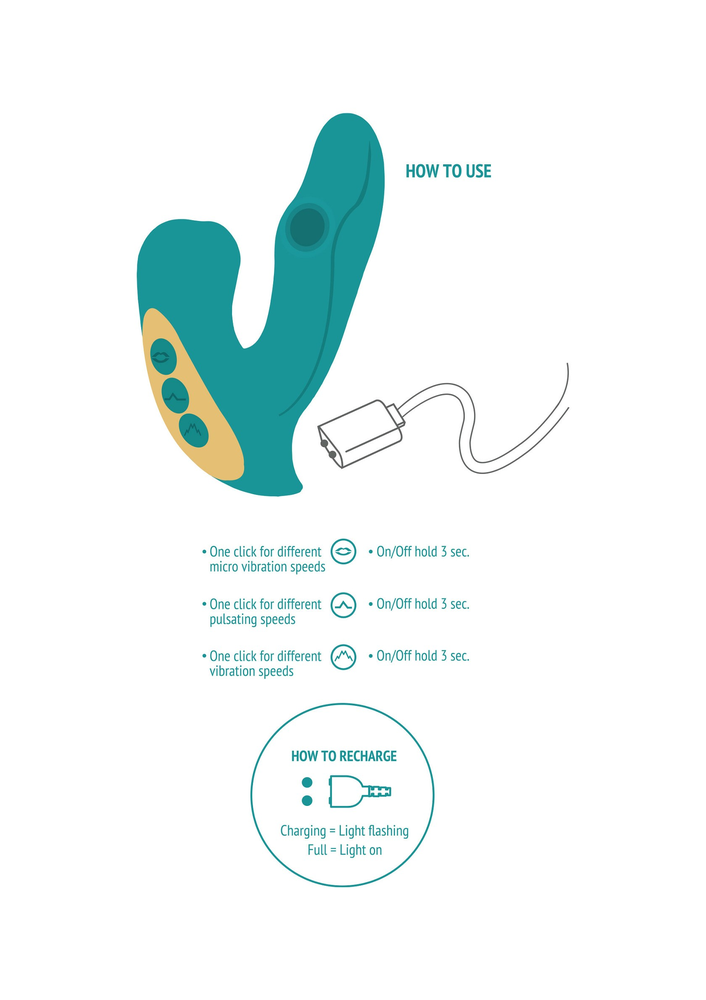 Xocoon Eternal Love Vibe Stimulator GREEN - 2
