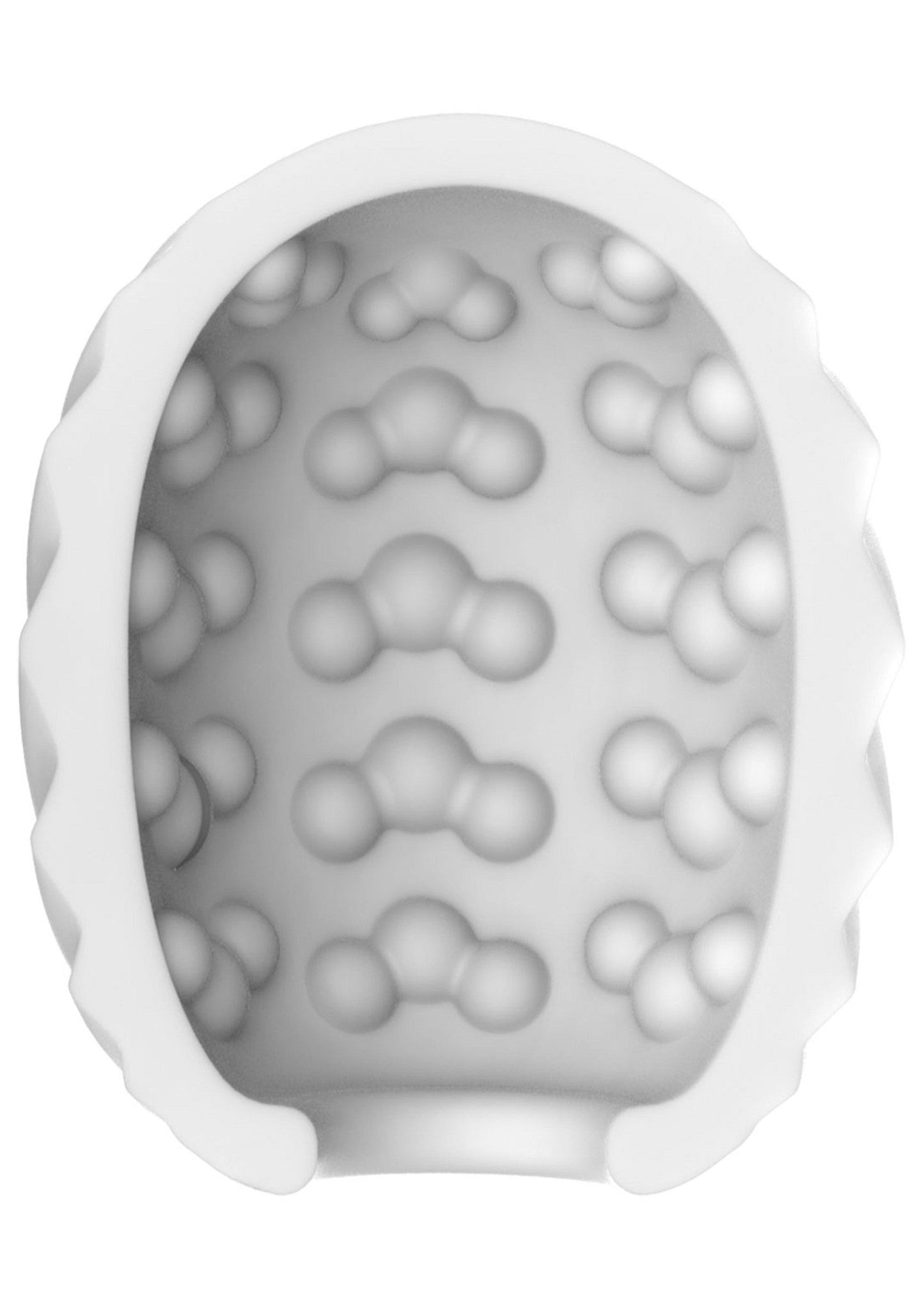 Mini Masturbator Spiral WHITE - 2