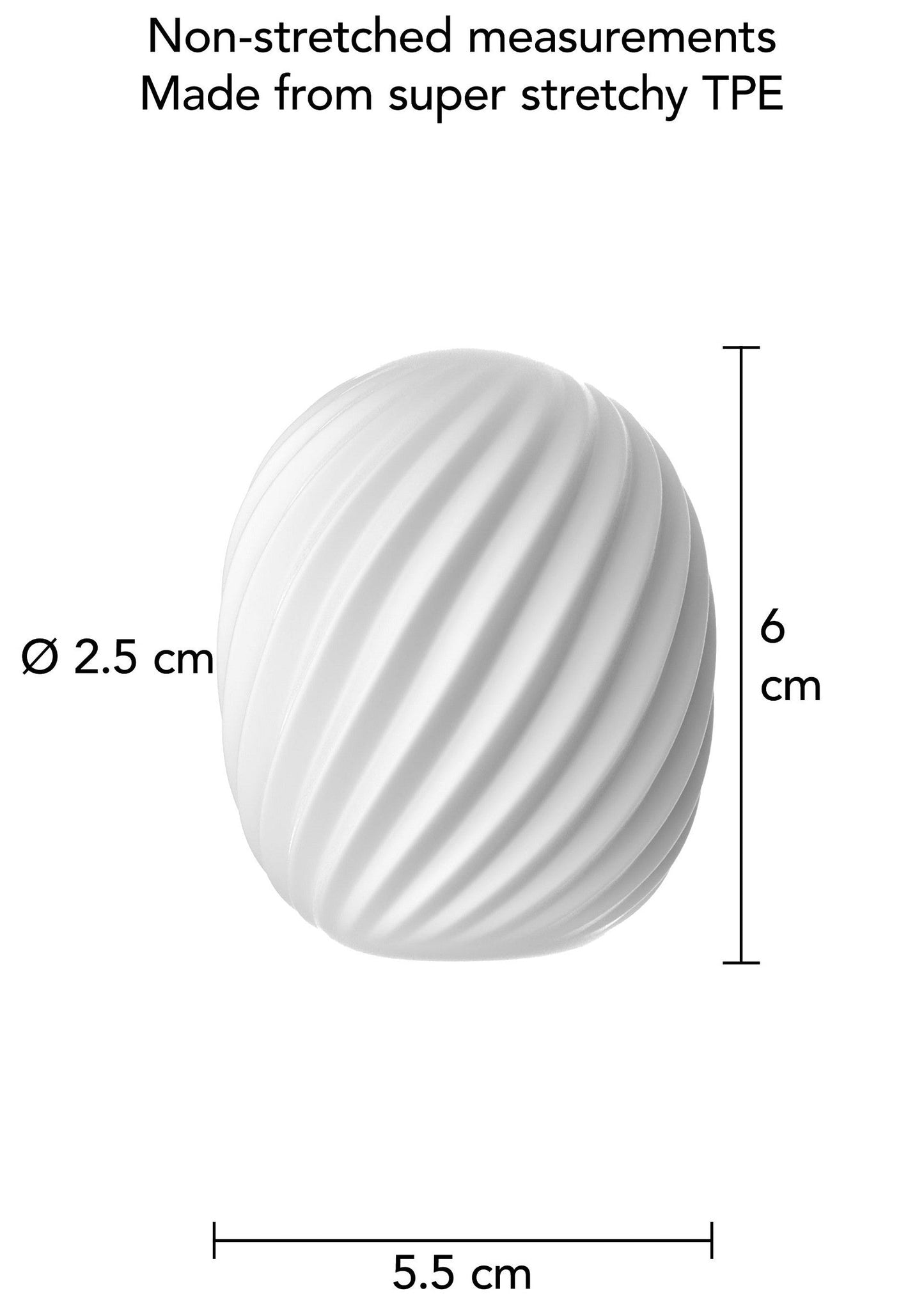 Mini Masturbator Spiral WHITE - 0