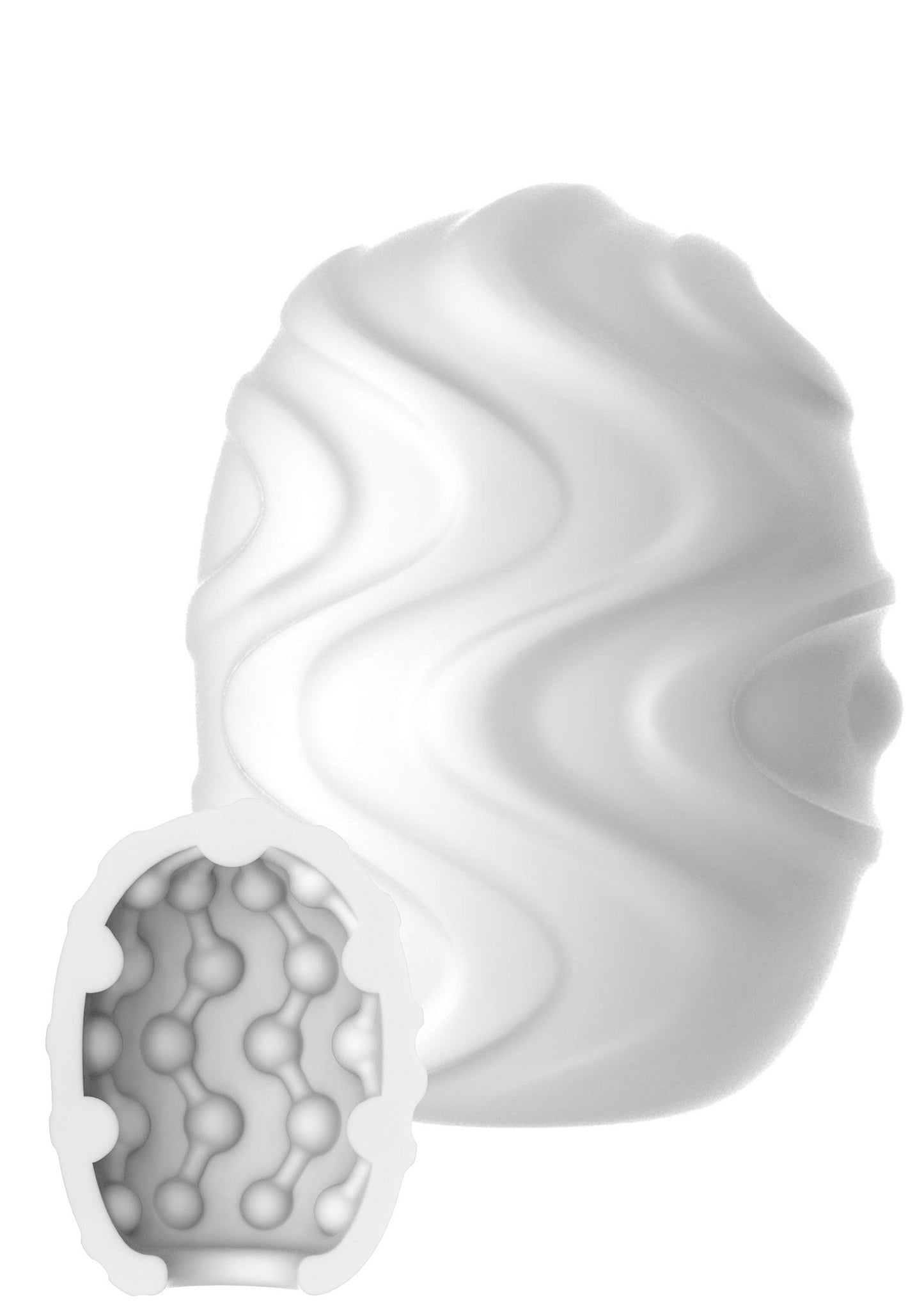 Mini Masturbator Art WHITE - 1