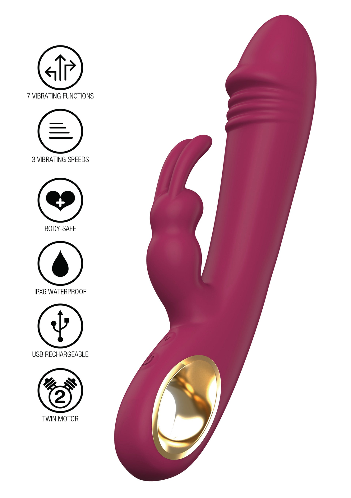 Taygeta Pleasure Rabbit FUCHSIA - 3