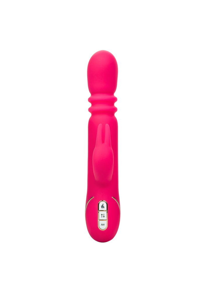 CalExotics Jack Rabbit Signature Heated Triple Fantasy Rabbit PINK - 6