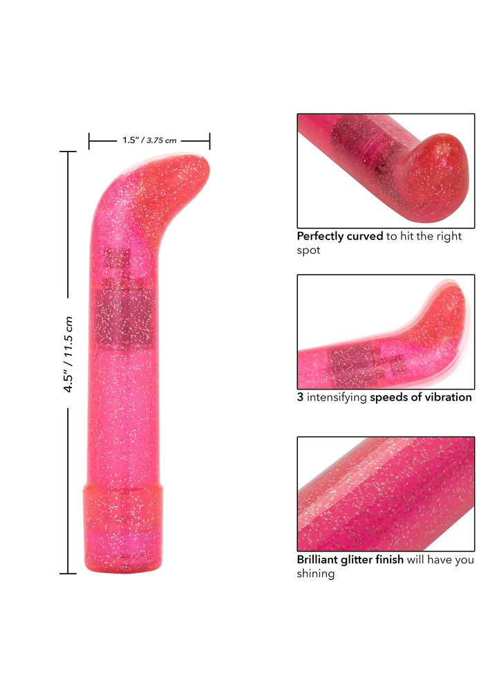 CalExotics Sparkle Mini G-Vibe PINK - 4