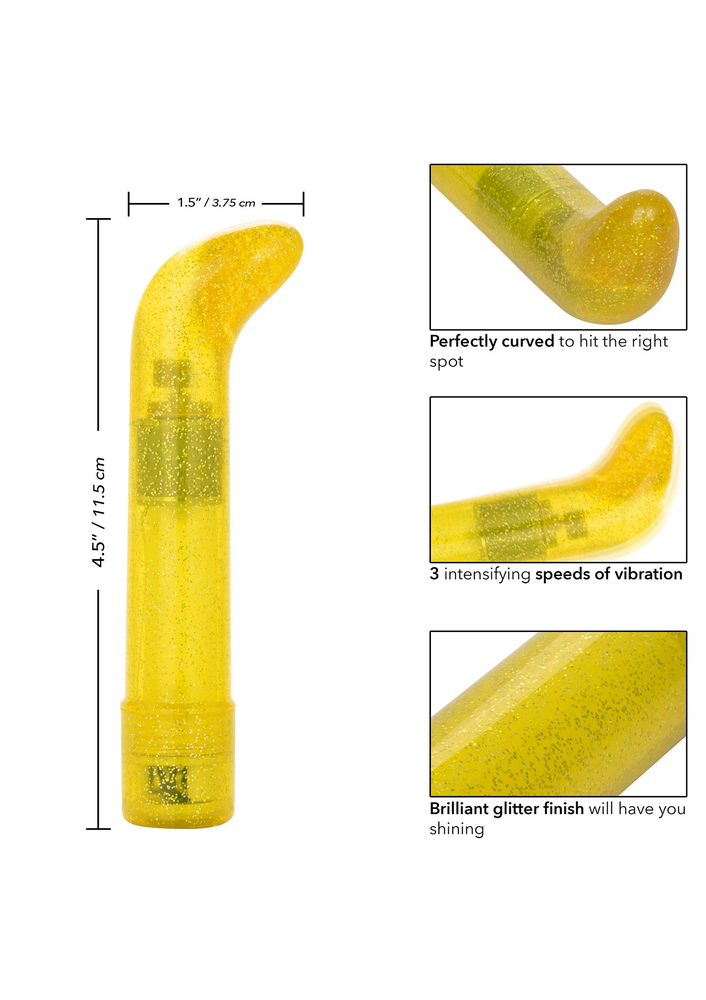 CalExotics Sparkle Mini G-Vibe YELLOW - 0