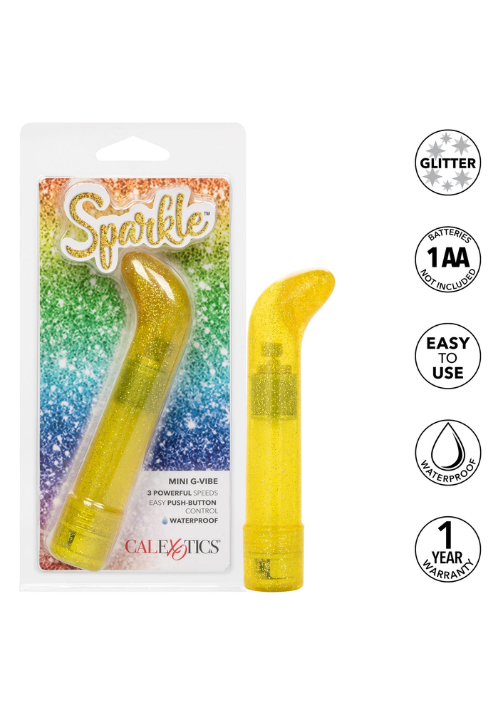CalExotics Sparkle Mini G-Vibe YELLOW - 1