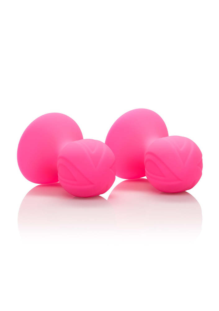 CalExotics Nipple Play Silicone Pro Nipple Suckers PINK - 0