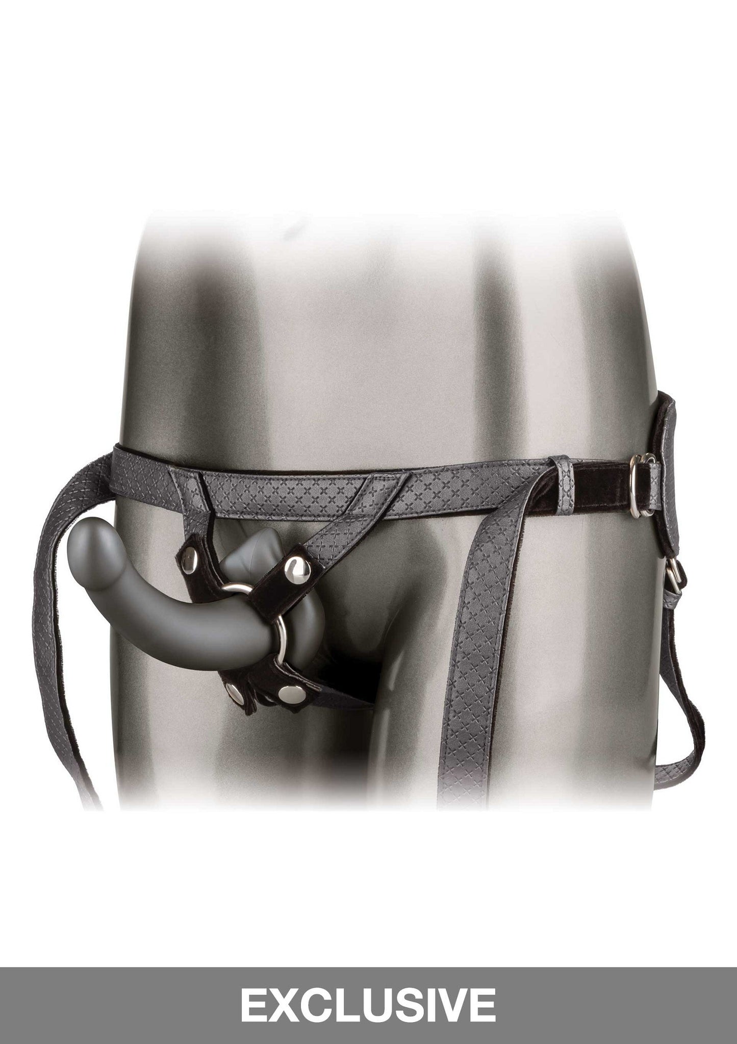 CalExotics Her Royal Harness The Royal Ultra-Soft Set GREY - 3