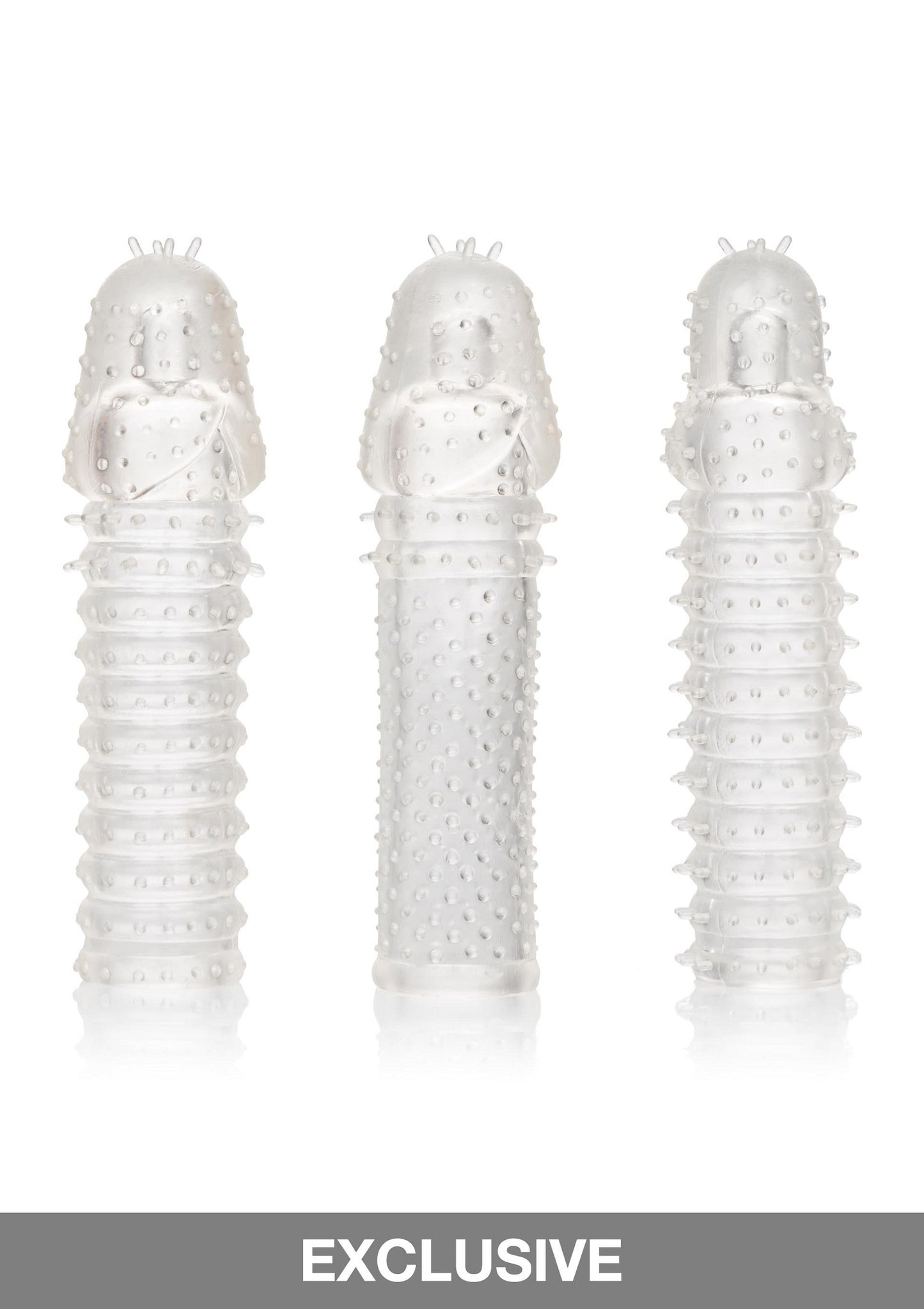 CalExotics 3 Piece Extension Kit TRANSPA - 2