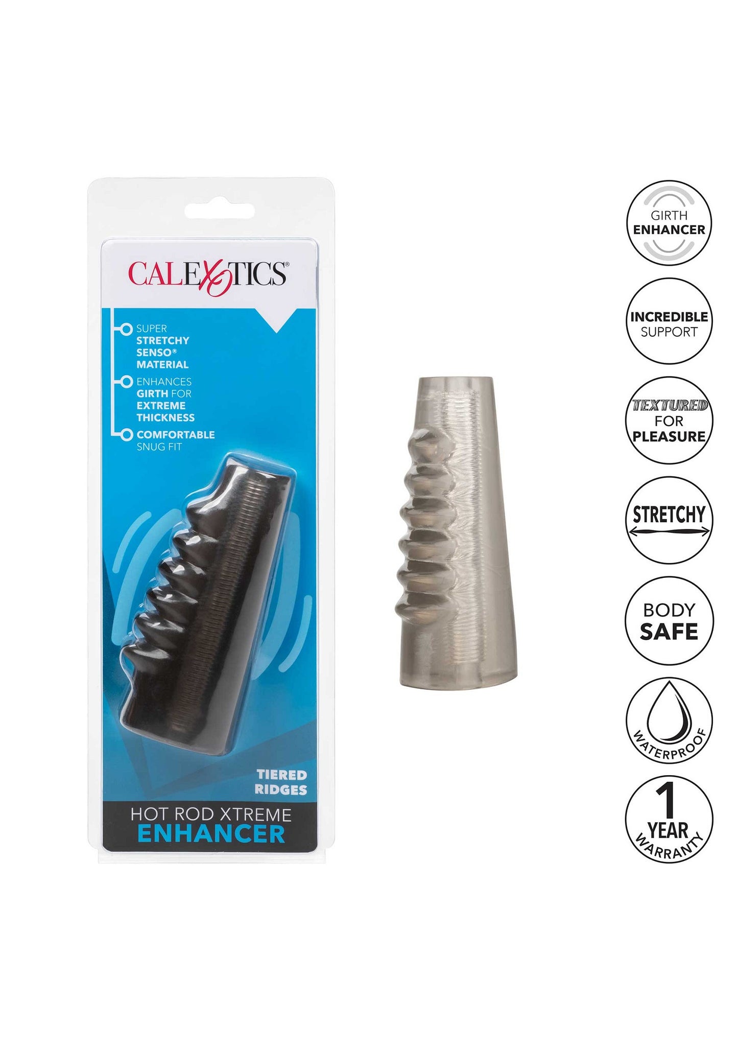 CalExotics Hot Rod Xtreme Enhancer GREY - 5
