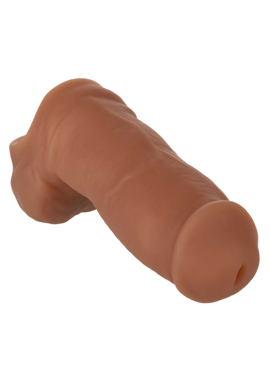 CalExotics Packer Gear 12.75 cm Ultra-Soft Silicone STP - Bruine huidskleur