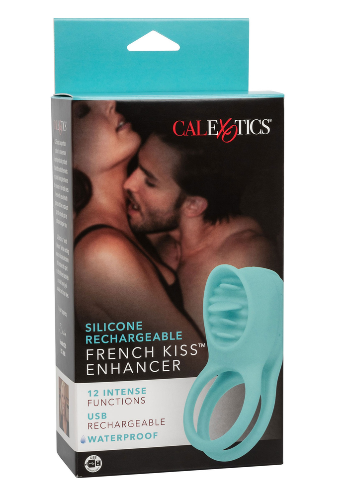 CalExotics Silicone Rechargeable French Kiss Enhancer MINT - 5