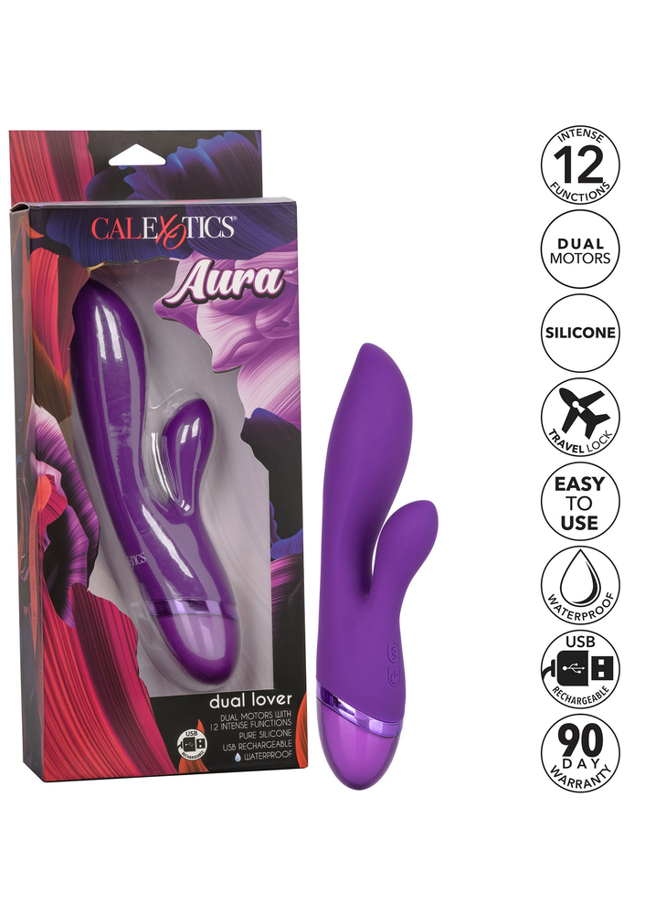 CalExotics Aura Dual Lover PURPLE - 5