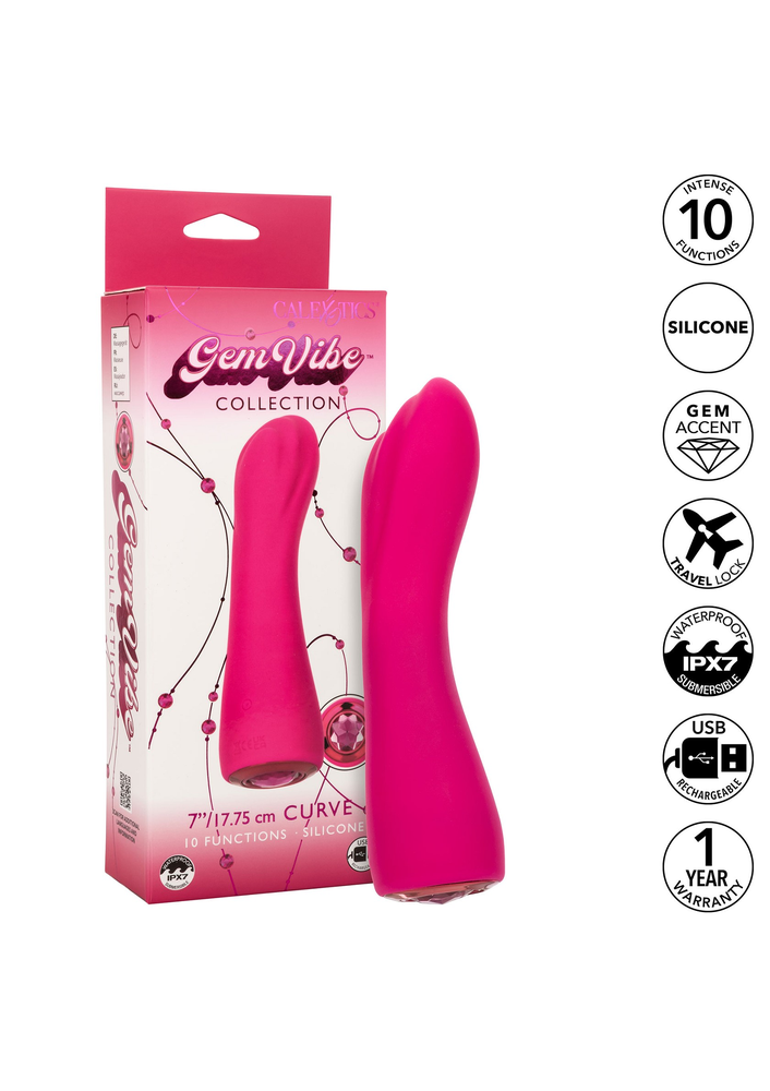 CalExotics Gem Vibe Collection Curve PINK - 195