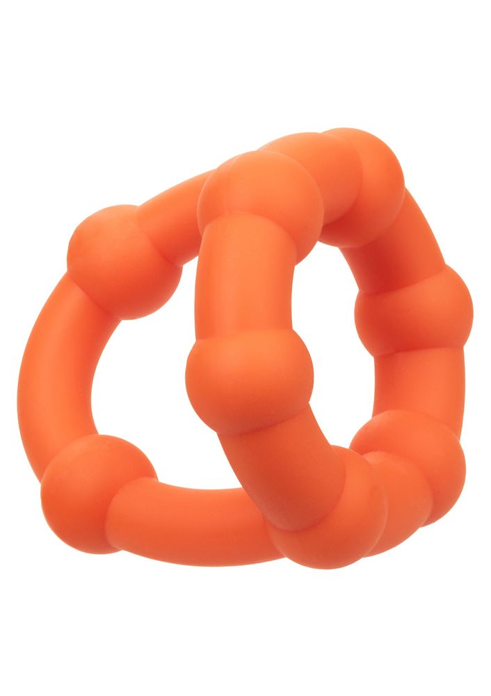 CalExotics Alpha Liquid Silicone All Star Ring ORANGE - 2