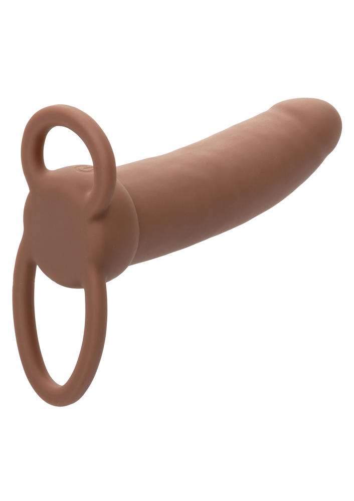 CalExotics Performance Maxx Rechargeable Thick Dual Penetrator BROWN - 2