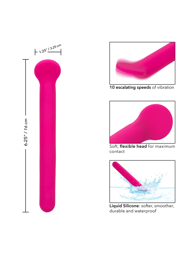CalExotics Bliss Liquid Silicone Clitoriffic PINK - 4