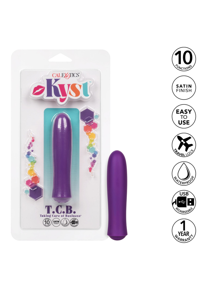 CalExotics Kyst T.C.B. Taking Care of Business PURPLE - 0
