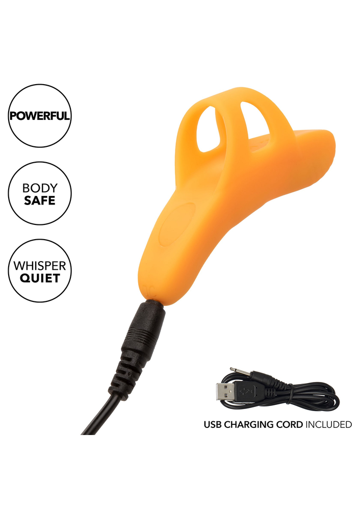 CalExotics Neon Vibes The Pleasure Vibe ORANGE - 9