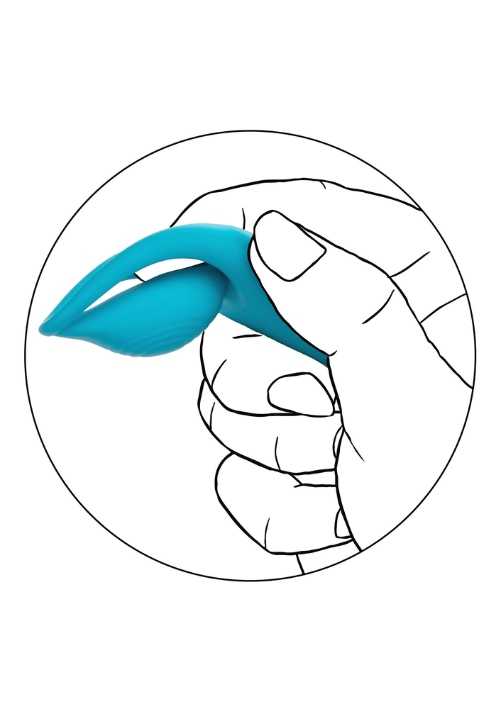 CalExotics Neon Vibes The Orgasm Vibe BLUE - 1