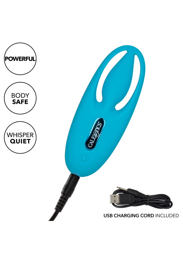 CalExotics Neon Vibes The Orgasm Vibe BLUE - 2