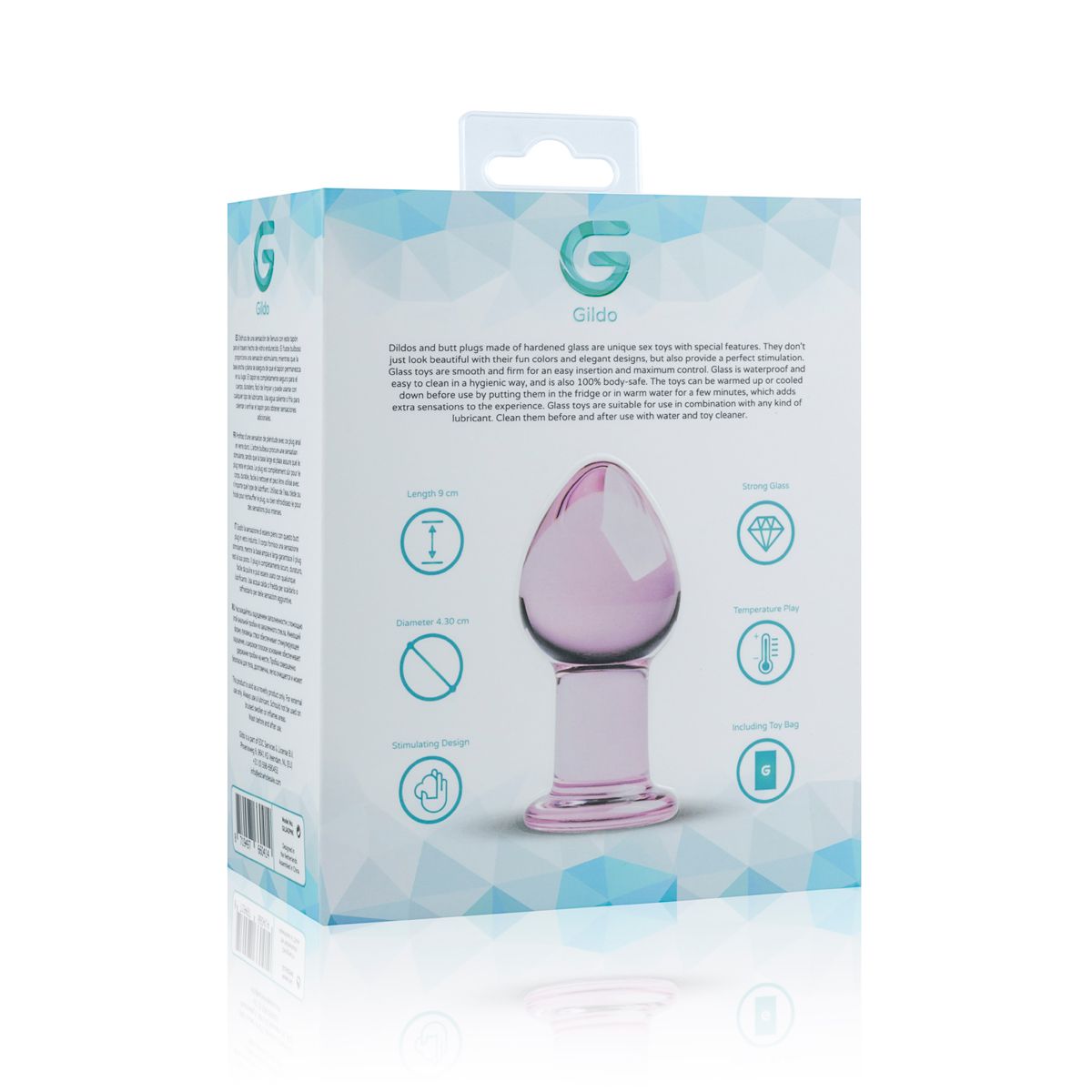 Glazen Buttplug No. 27 - 2