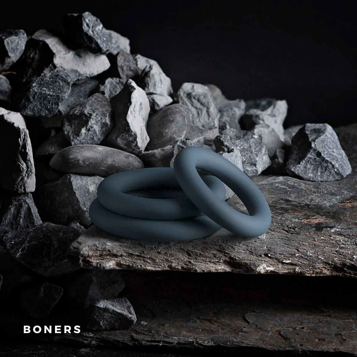 Boners 3-Delige Cockringen Set - Grijs - 4