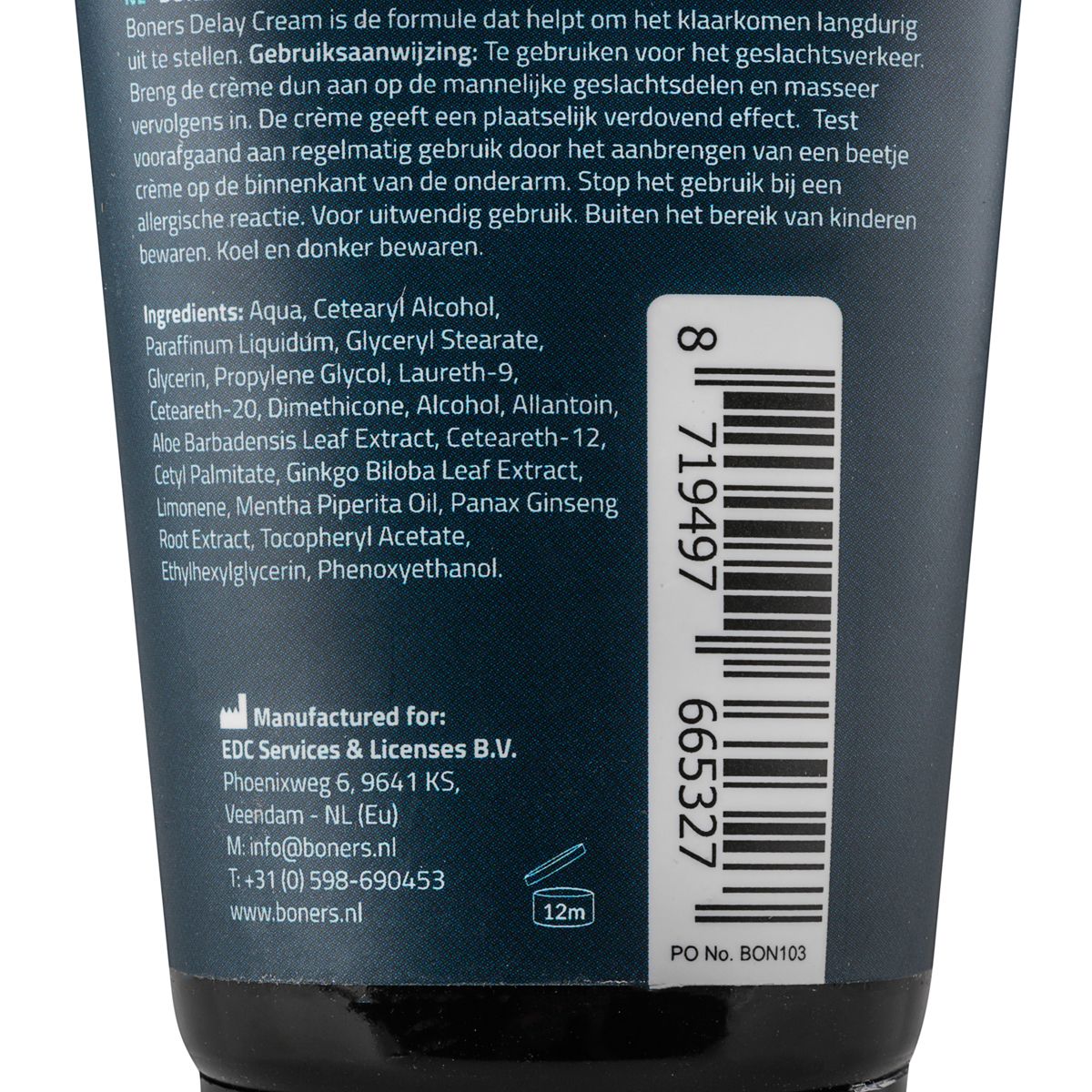 Boners Orgasmevertragende Crème - 100 ml - 4