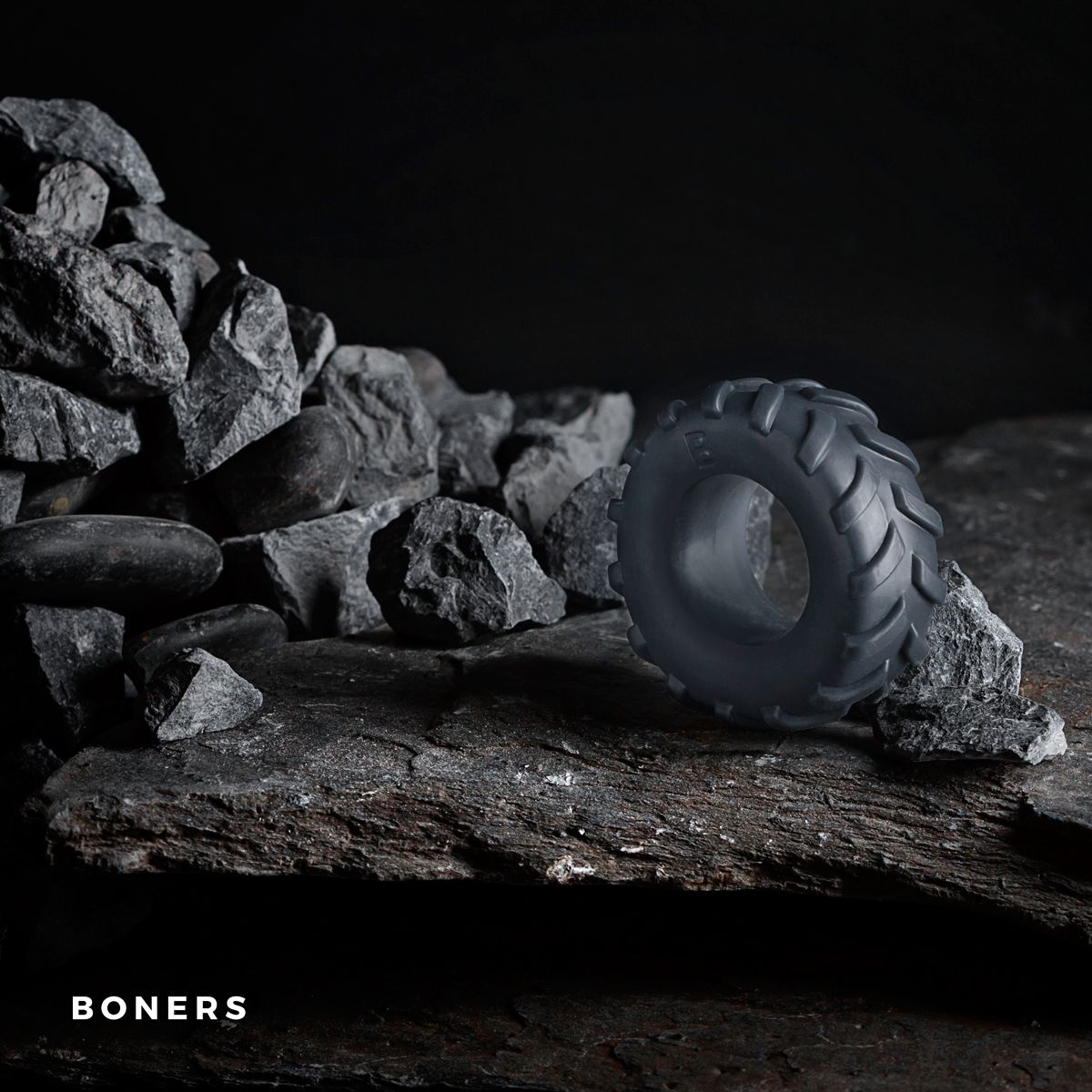 Boners Band Cockring - Grijs - 1